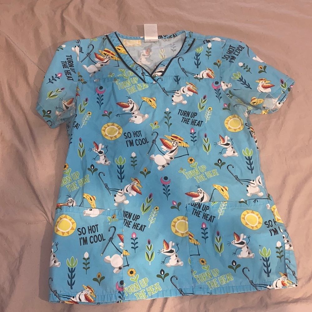 Frozen Disney scrub top